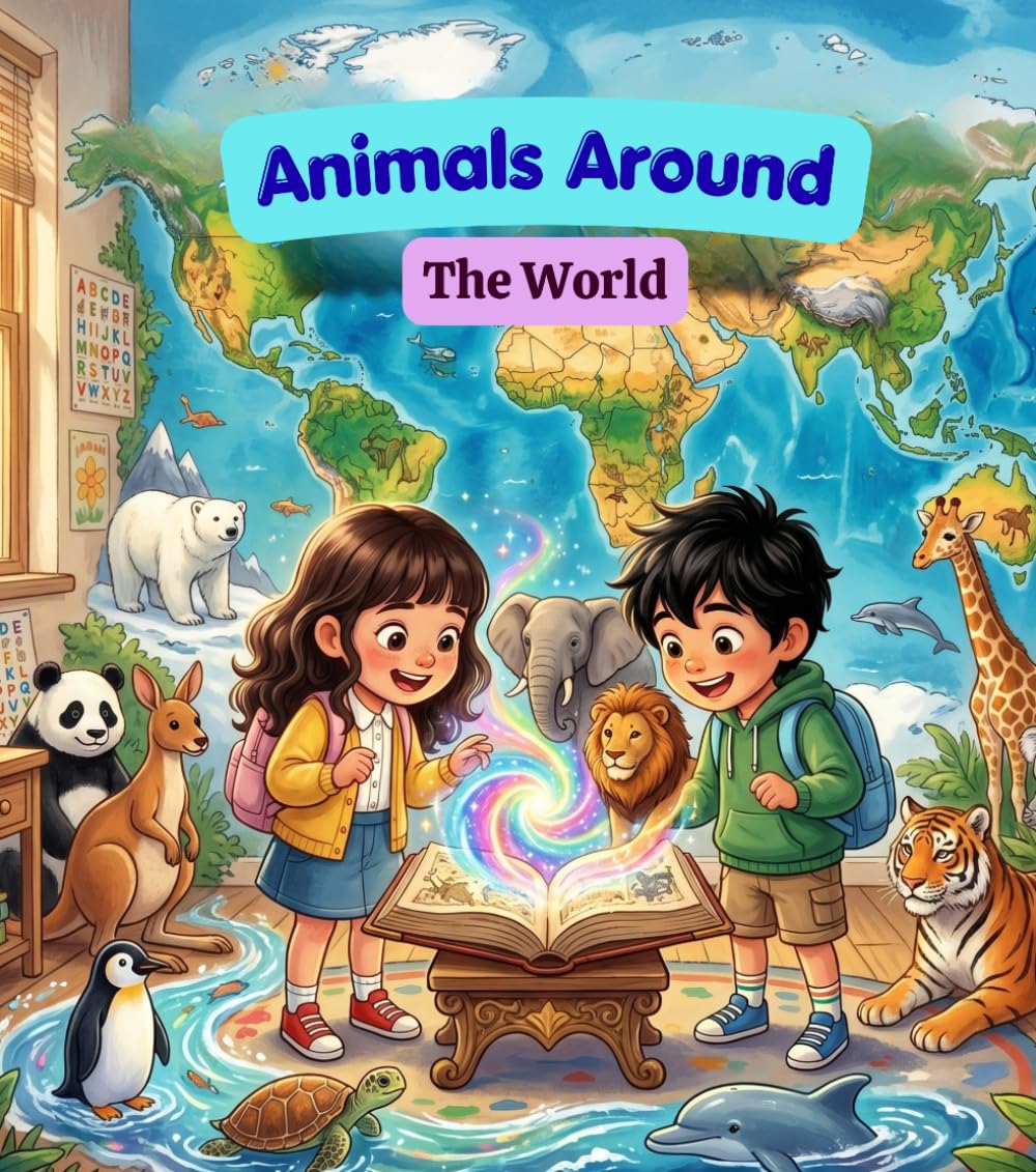 Animals Around the World: Discover amazing animals and their homes across the globe! (Little Travelers Around the World)