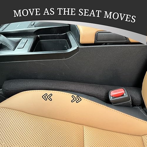 Miniatura 6 de YLXGT Relleno universal para asiento de automóvil, SUV, camión, organizador de ajuste para llenar el espacio entre el asiento y la consola para