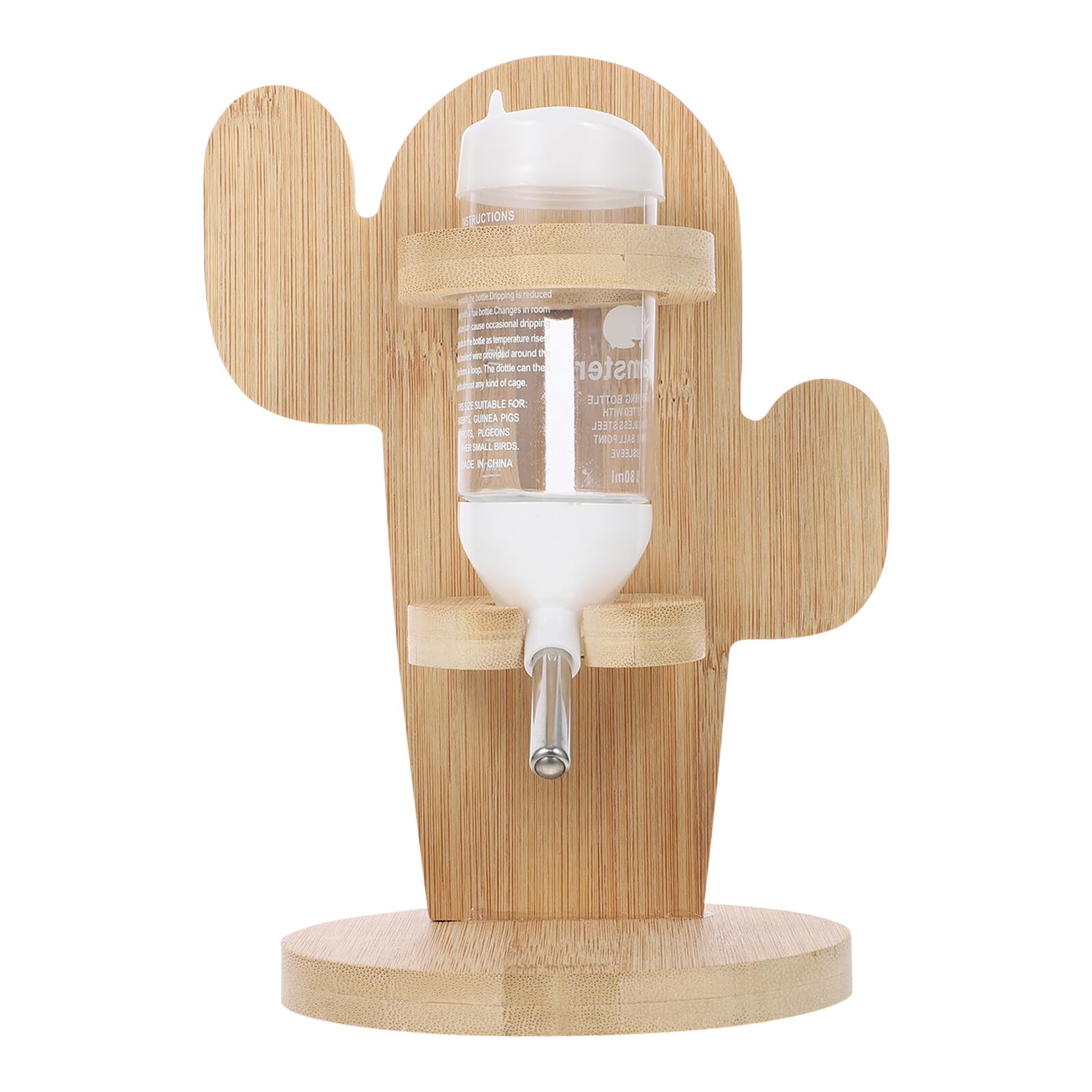 SHINEOFI Biberon pour Rongeurs Transparent Distributeur Eau Automatique pour Chinchilla et Petits Animaux avec Support Vertical Facile à Utiliser et Observer Le Niveau Couleur Aléatoire