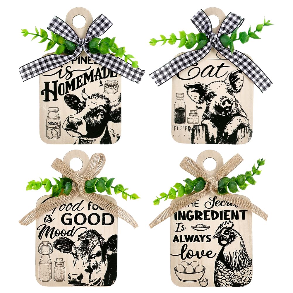 Planche à découper en bois PH PandaHall lot de 4 pour habiller un mur vide de cuisine
