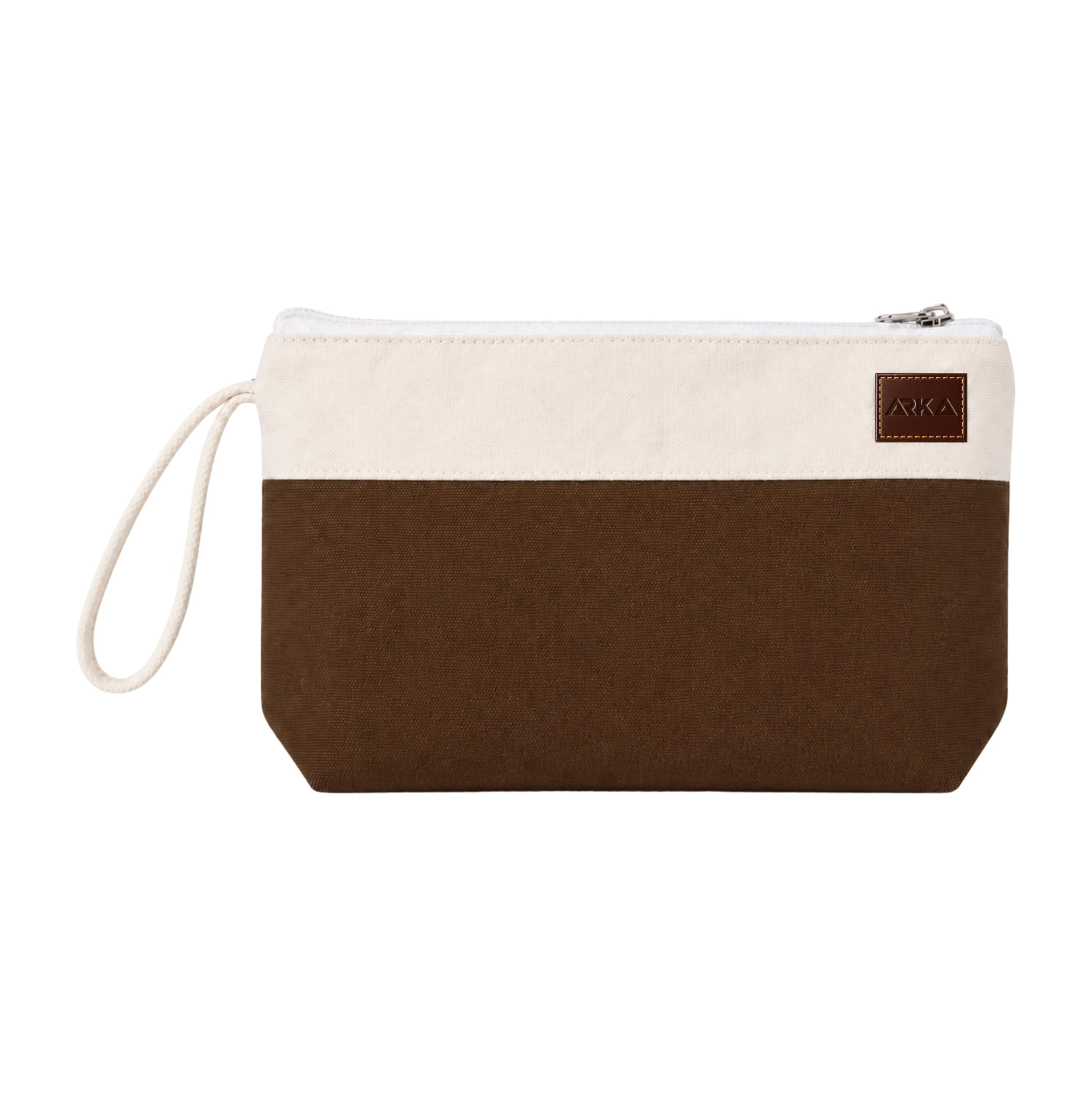 Arka Multi Use Organiser for Men and Women | Dual Colour |Light Weight | Water Resistant | Carry All Pouch (Brown, Small 15)-image-7