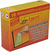 favorit 1268 High-Performance Soot Remover for Chimneys, Tiled and Oil Ovens [Pack of 10 Sachets]