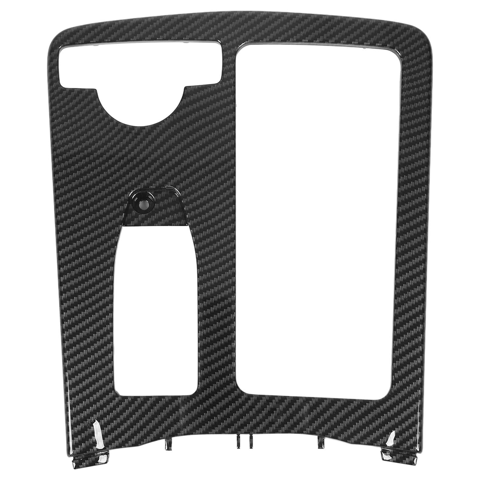 Adhesivos para Portavasos de Consola, Ajuste Perfecto, Fibra de Carbono, Superficie Brillante, Protección contra Arañazos, Consola Central, Portavasos para Coche