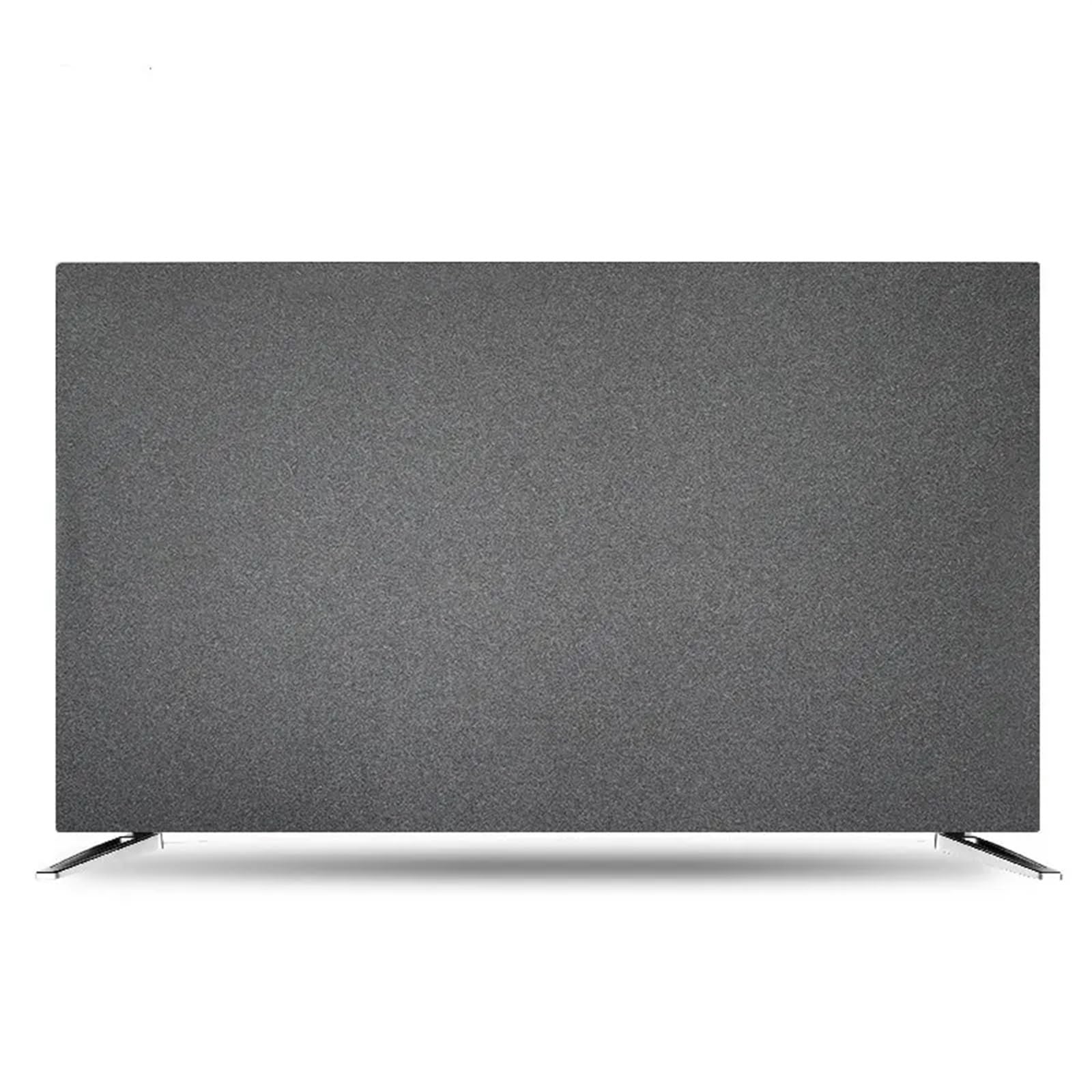 Couverture anti-poussière TV extensible lavable pour écran mural suspendu de 55-65 pouces