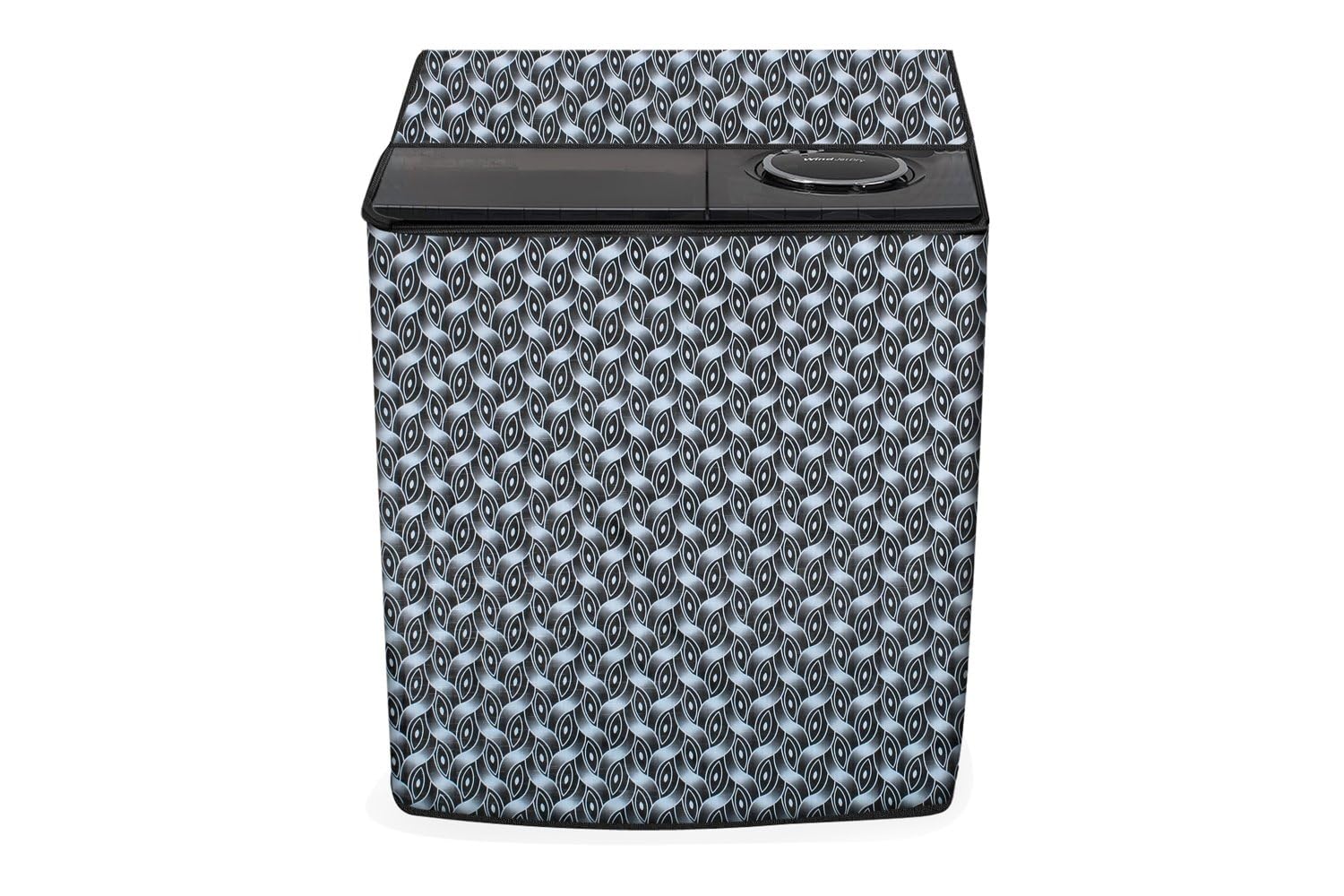 Stylista semi Automatic top Load Washing Machine Cover for 6 kg & 6.2 kg PVC Multicolor-picture-10