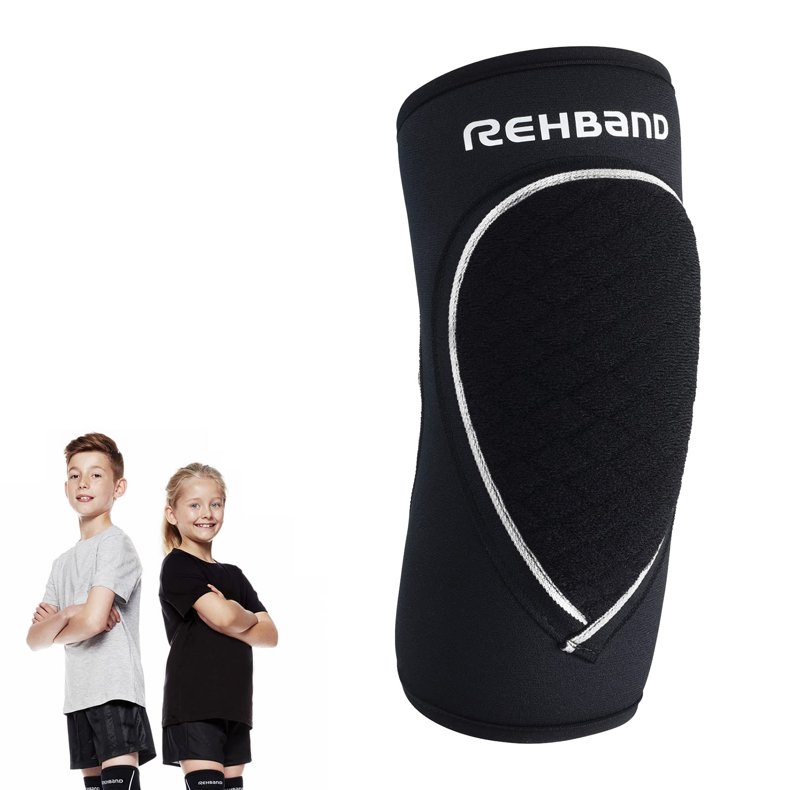 Rehband Elbow Protector for Children, comfortable elbow guard for volleyball, basketball, football, breakdance, Elbow joint impact support kids,