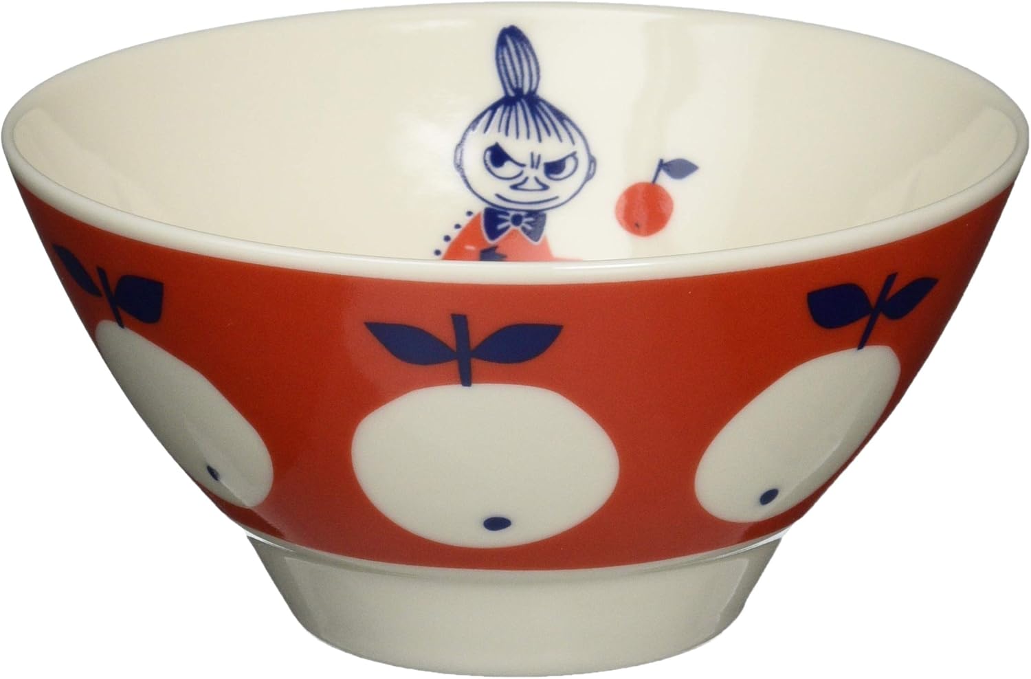 山加商店 Yamaka Shoten MOOMIN MM032-312 Rice Bowl, Little My, Made in Japan, Red, 9.5 fl oz (280 ml)