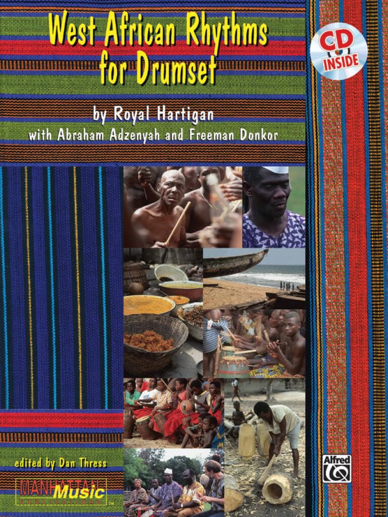 West african rhythms for drumset +cd