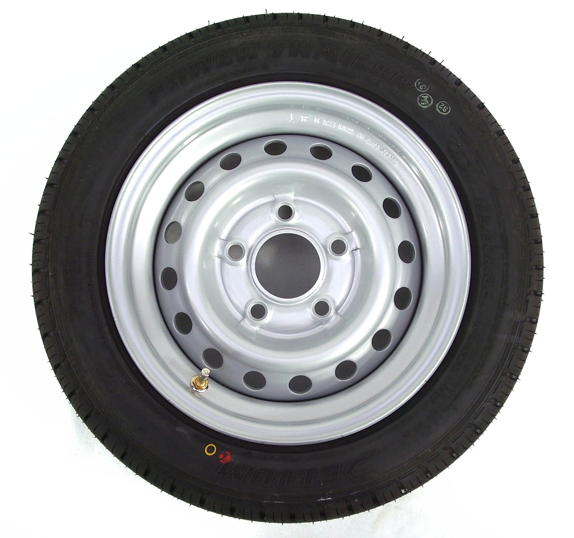 Komplettrad Anhängerrad Reifen 195/50 R13 112x5 104/102N 900kg Anhängerreifen Trailerrad TB130 AWZ