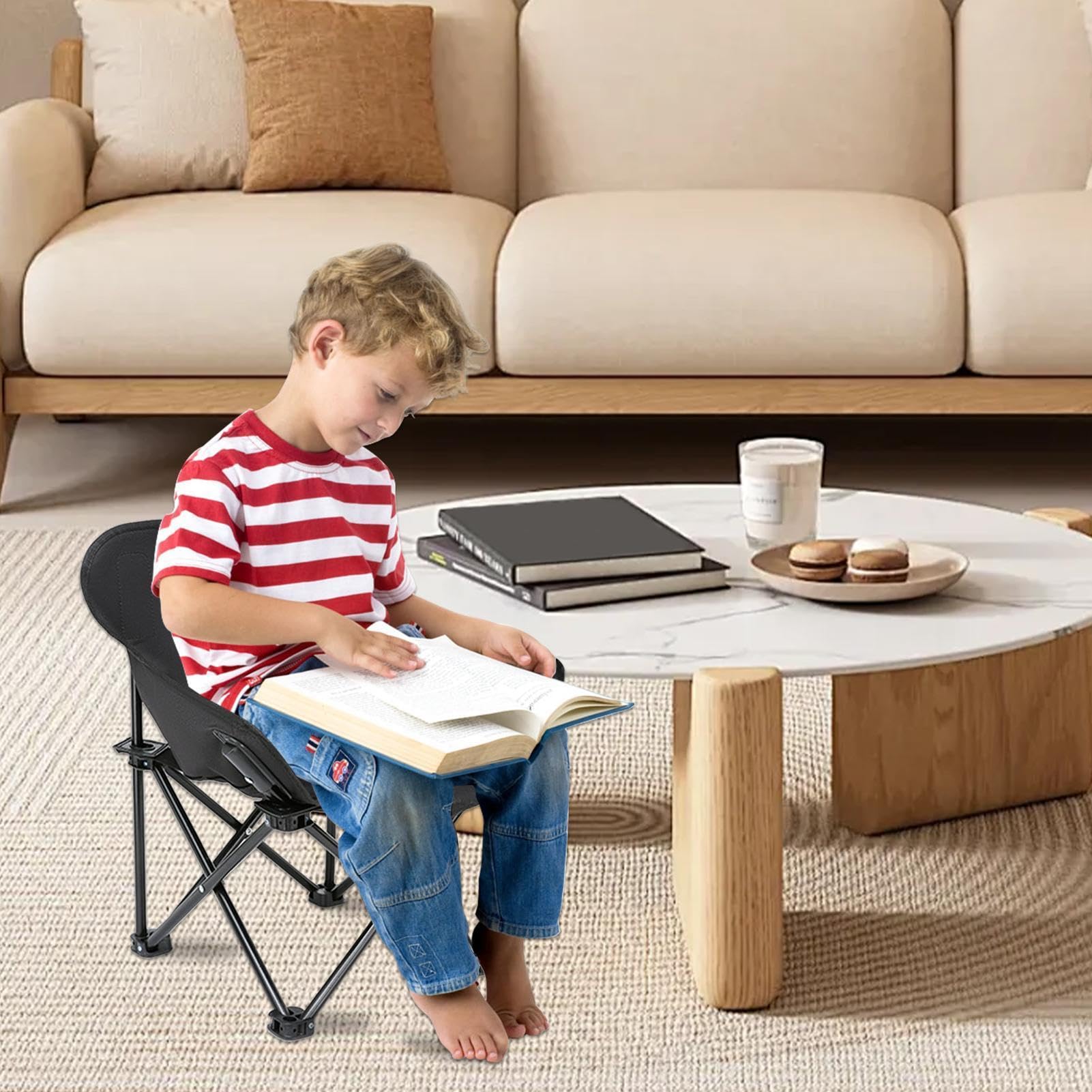Chaise pliante d'extérieur légère et ergonomique