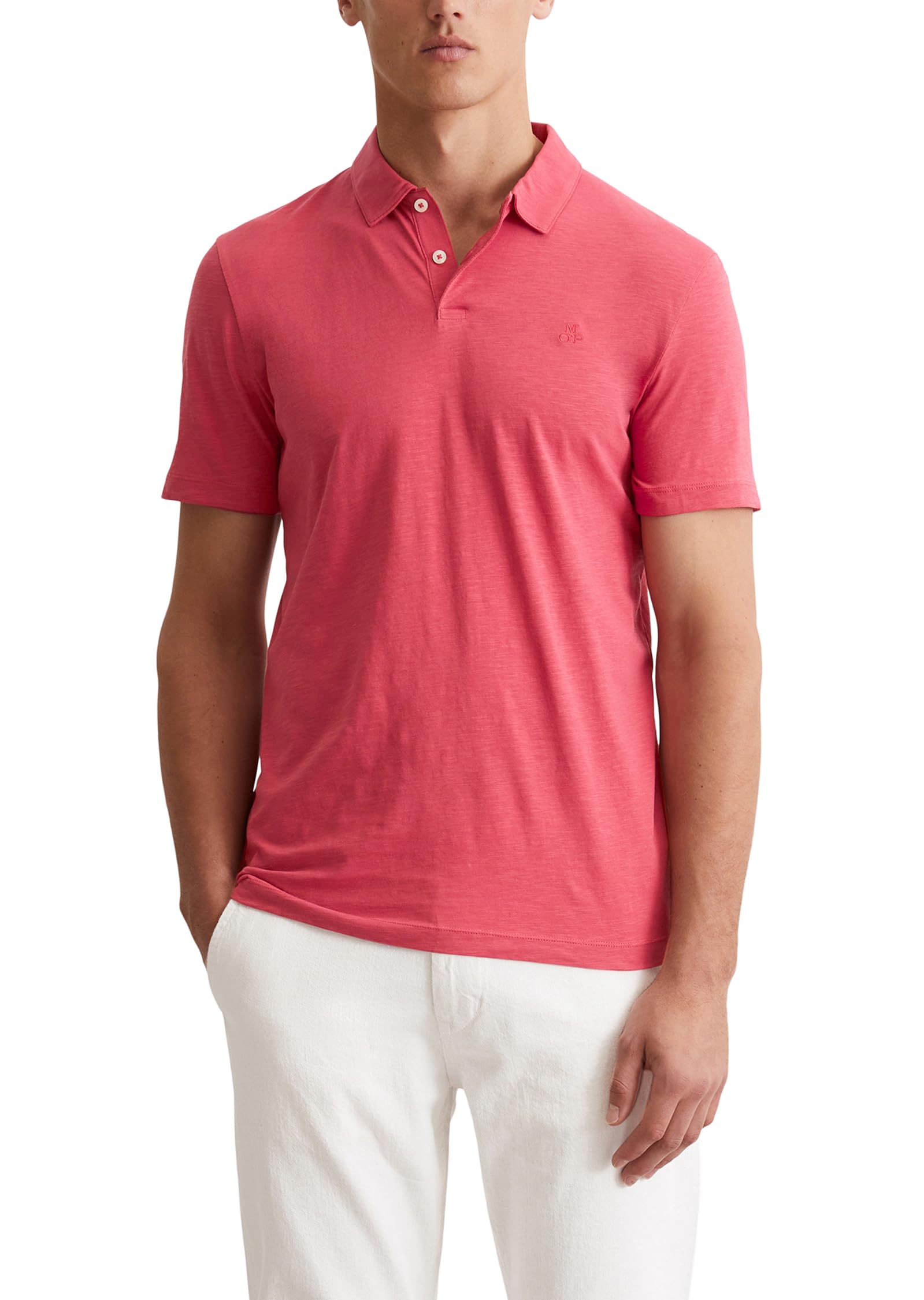 Marc O'Polo Herren Kurzarm-Poloshirt aus Bio-Baumwolle Shaped Fit