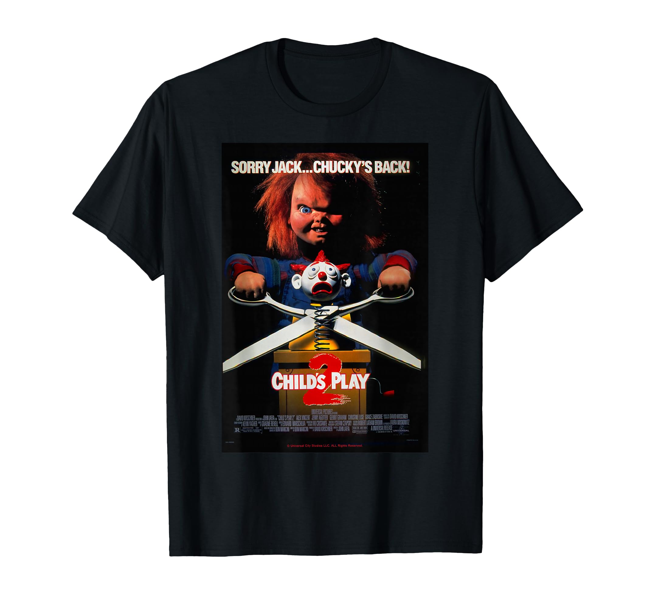 Chucky Child's Play 2 Guess Who's Back Poster T-Shirt