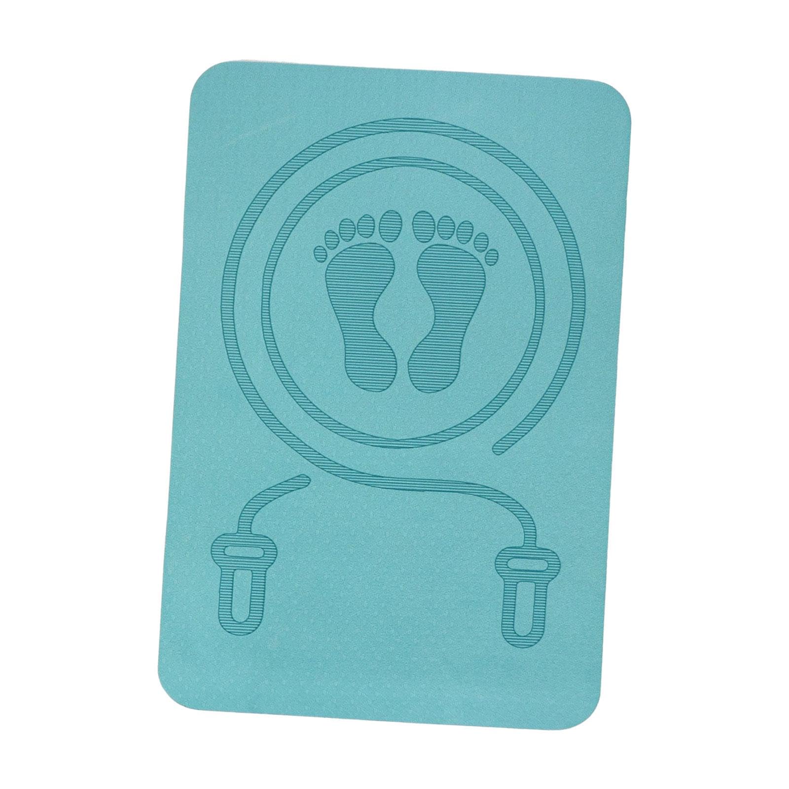 Jump Rope Mat Non Slip Shockproof Skipping Mat Yoga Mat Fitness Exercise Mat Blue-picture-31