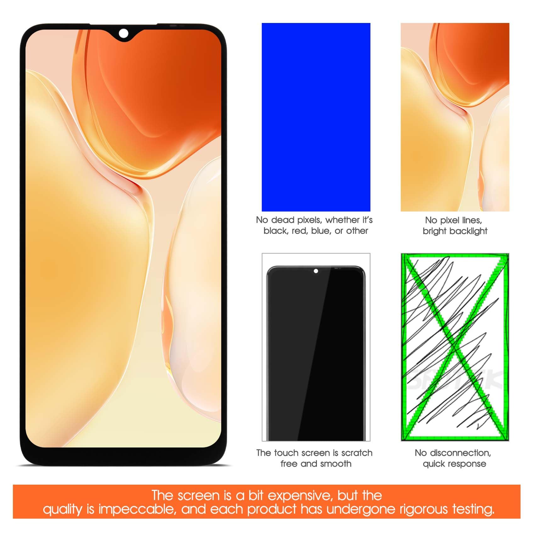 Bildschirm Ersatz für Huawei Honor X6 4G / X8 5G LCD Display - für Bildschirm Ersatz für Huawei Honor X6 4G / X8 5G LCD Display - für
