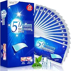 Fitas Adesivas Clareamento Dental 5d white kit de clareamento dental 28 peças 14 dias ESPECIAL DENTE PREMIUM