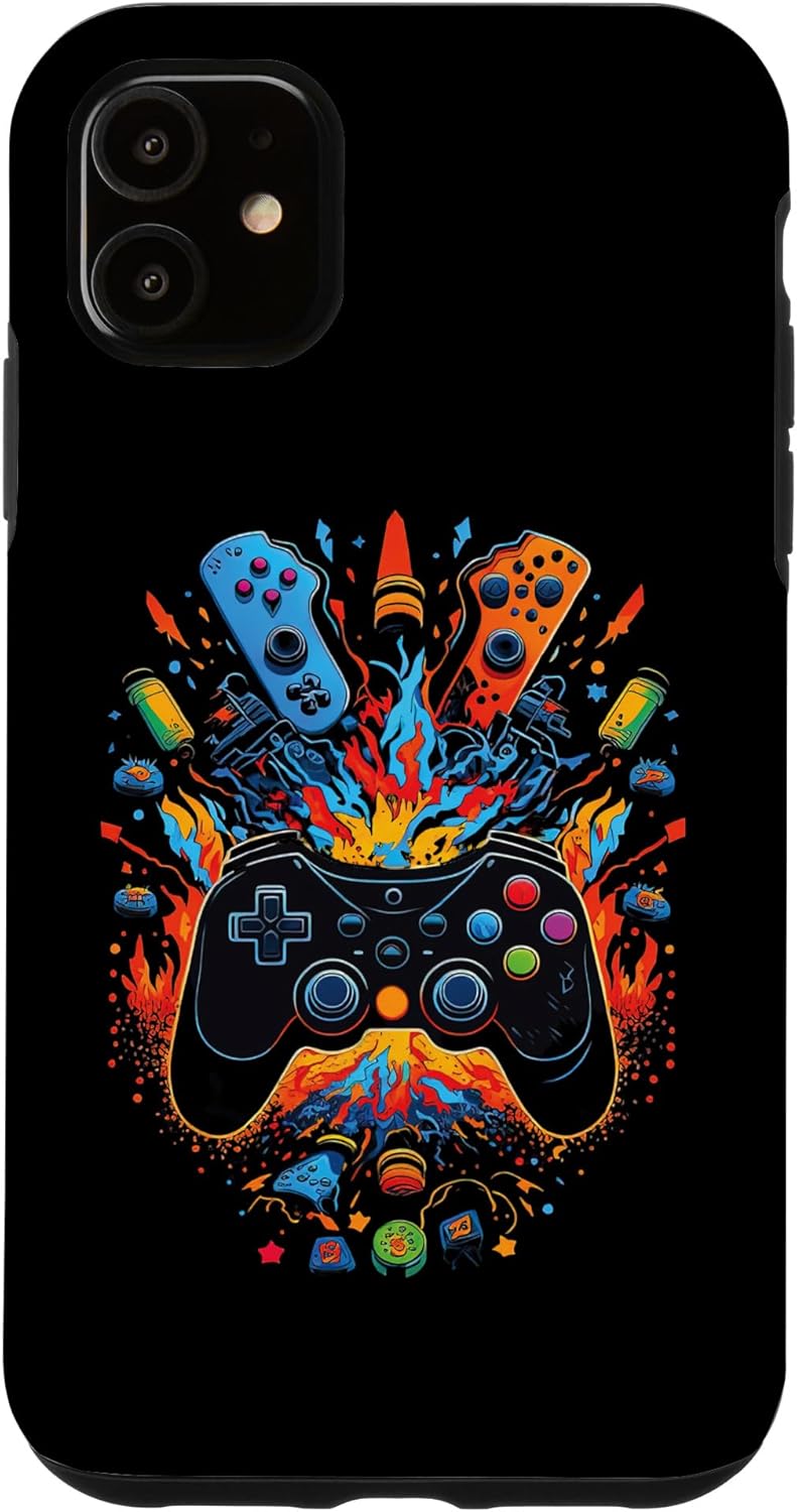 iPhone 13 Gamer Aesthetic Graphic Gaming Video Games Boys Teens Kids Case