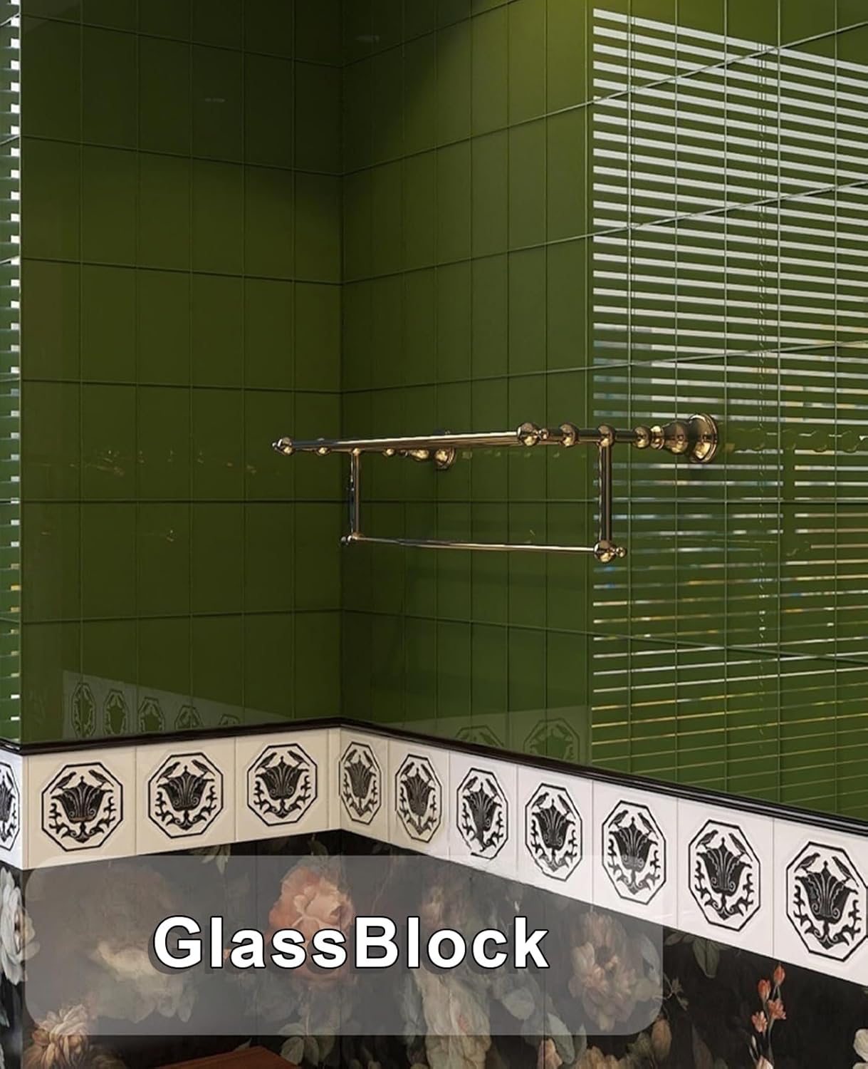 100PCS Square Glass Bricks Blocks for Wall Reflected Light Smooth Colored Glasses Tile for Bathroom Bedroom Decoration(Yellow)
