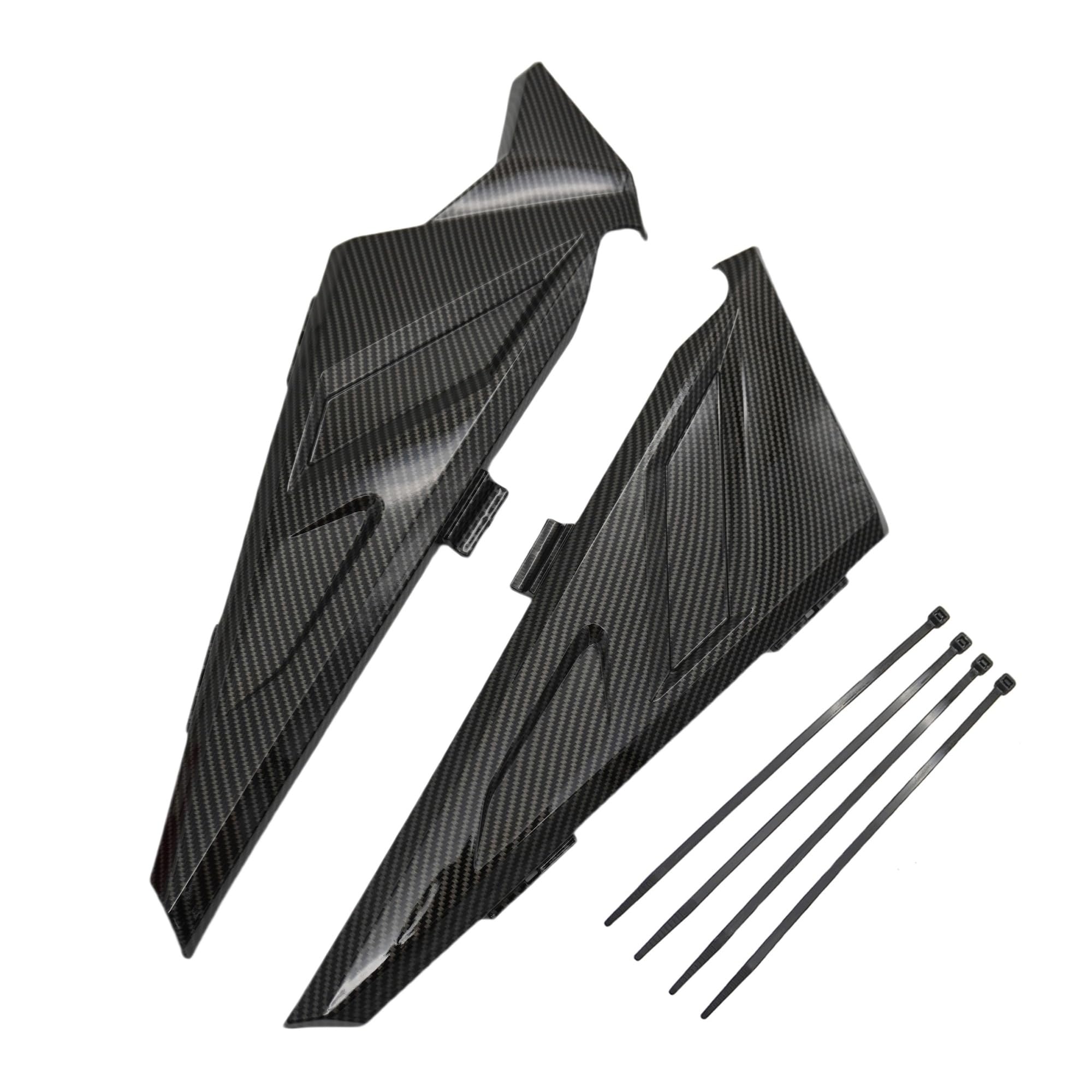 Carenatura Anteriore Accessori Adatto Per Bmw R1250GS Adventure R1200GS LC Adv R1250 HP R1200 GS 1250 1200 Coperchio Di Riempimento Per Telaio Laterale Della Motocicletta(Carbon fiber pattern)