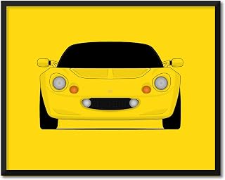 CUSTOMIZABLE COLOR: Lotus Elise Series 1 (1996-2001) Inspired Poster Print Wall Art Decor Handmade (Unframed)