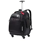 MVS Rolling Backpack, Black, 19-Inch