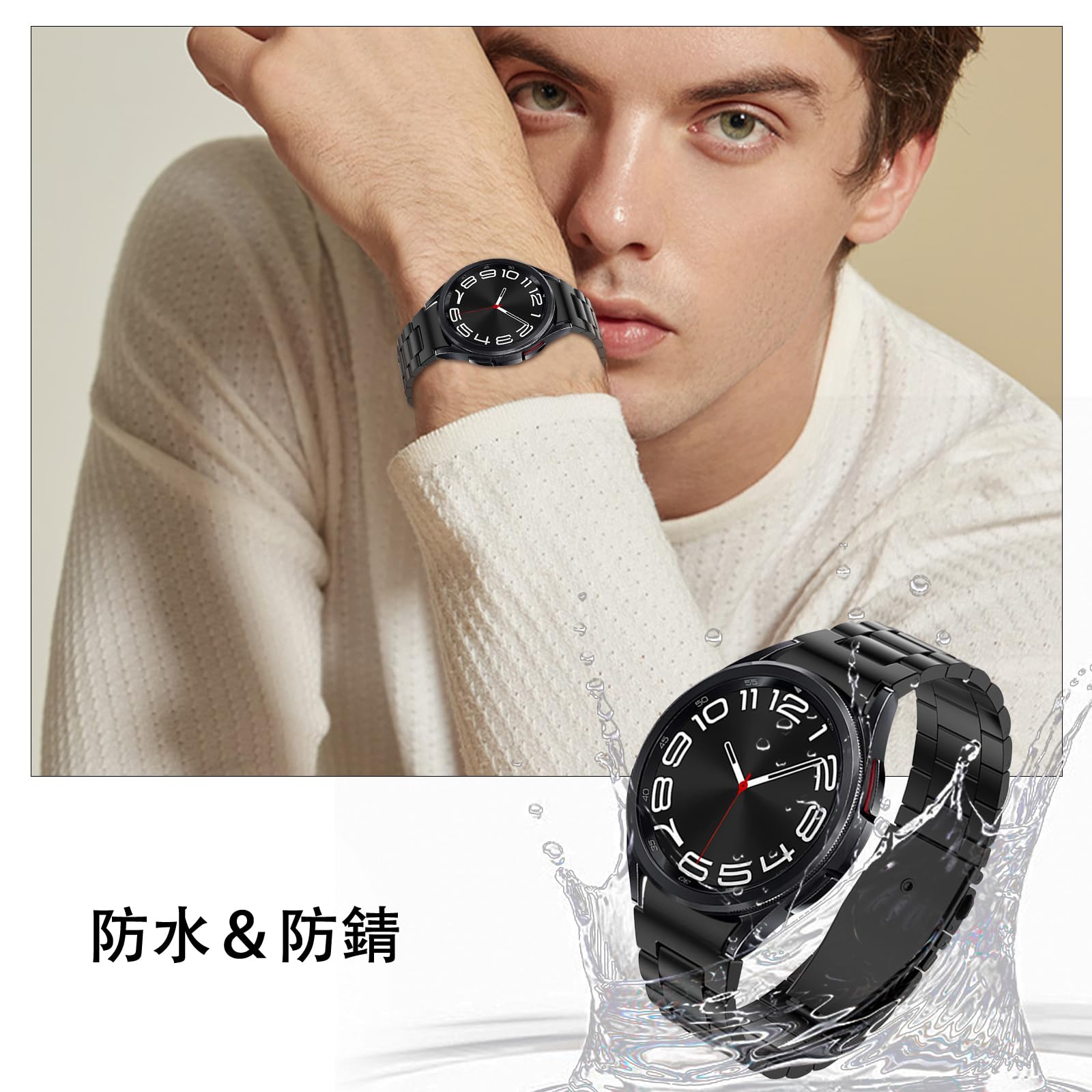 Amazon.co.jp: [AiMaoo] バンド ステンレス製 Galaxy Watch 7/6/5/4/FE 