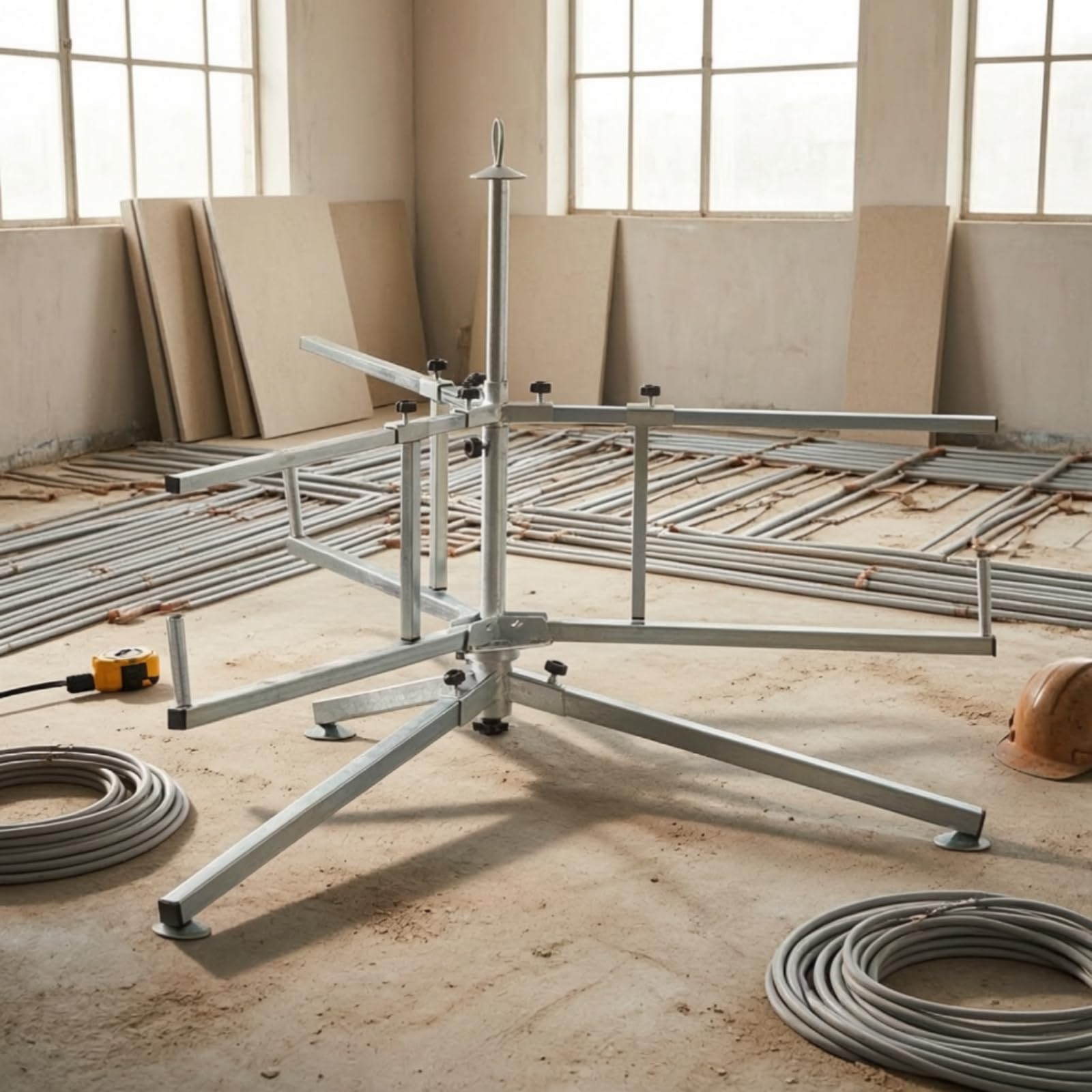 senrollador Tubos Estable Portatubos Antislizante Soporte para Instaladores