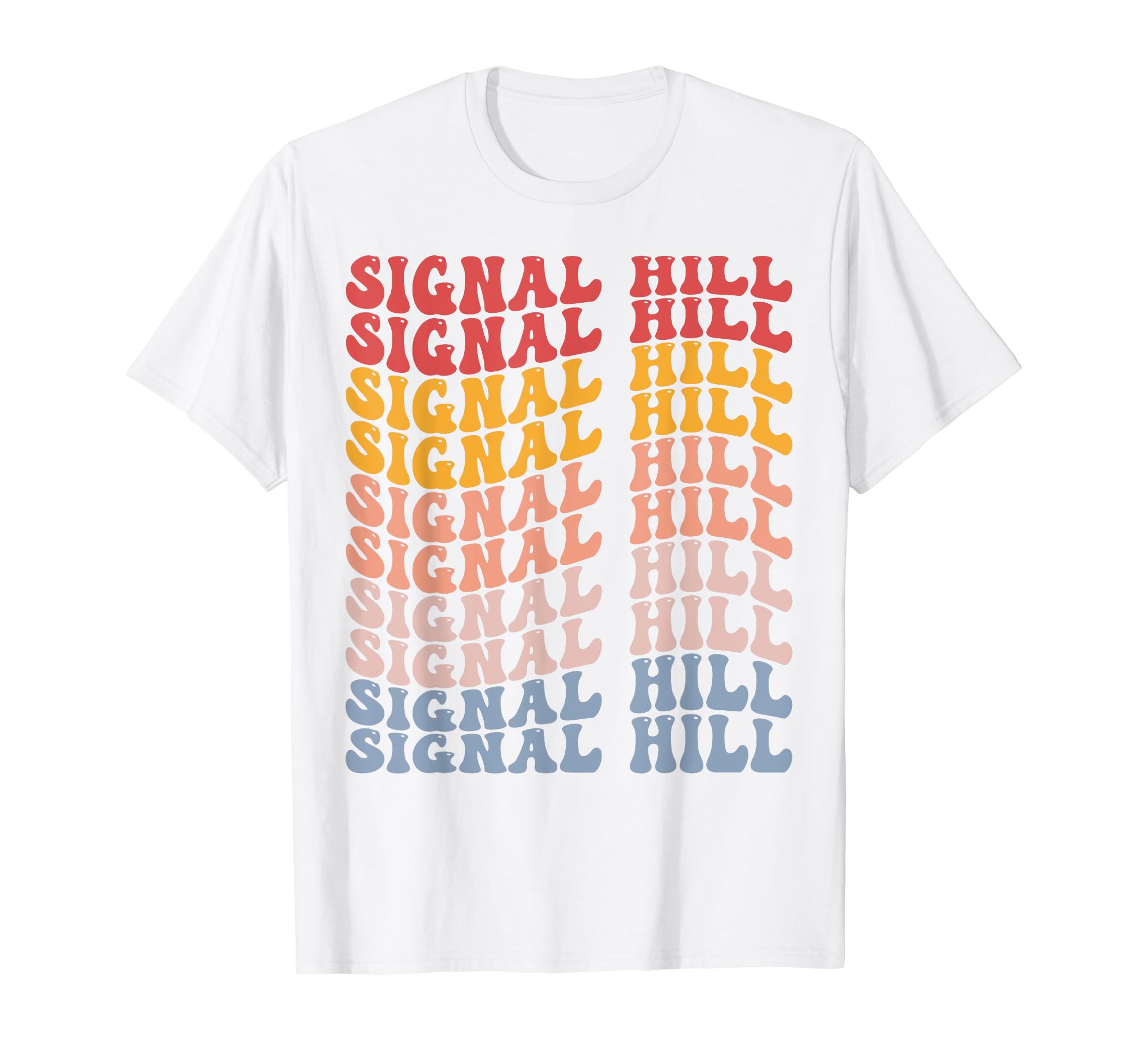 Signal Hill City Groovy Retro T-Shirt