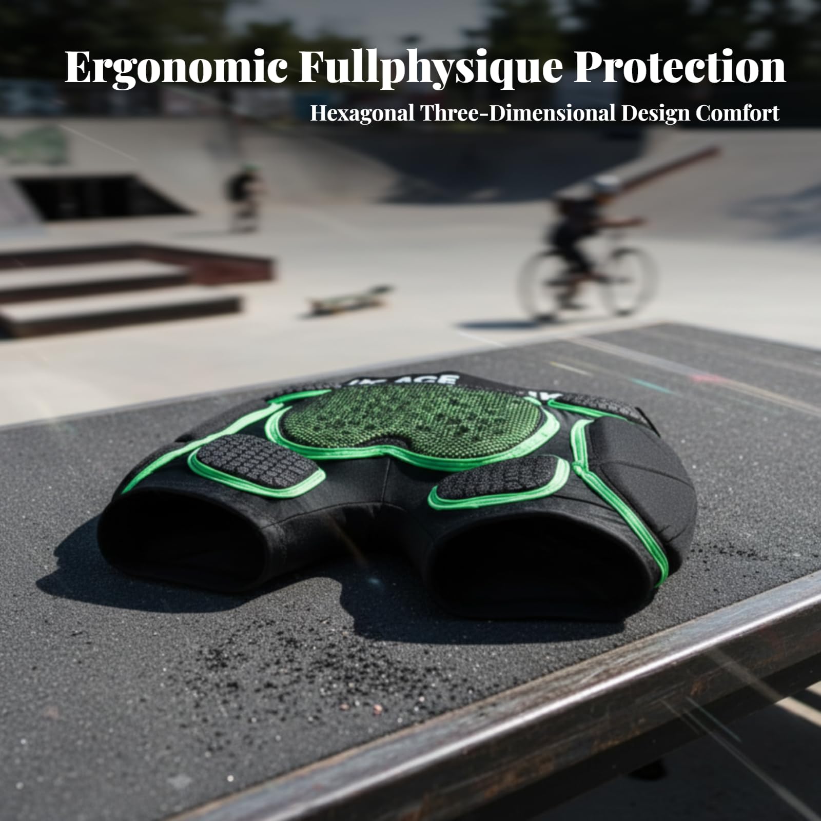 Ensemble Protection Protège Hanches Coudières et Genouillères en Mousse EVA Respirante pour Snowboard Cyclisme Skateboard et Roller , S , ESA amélioré