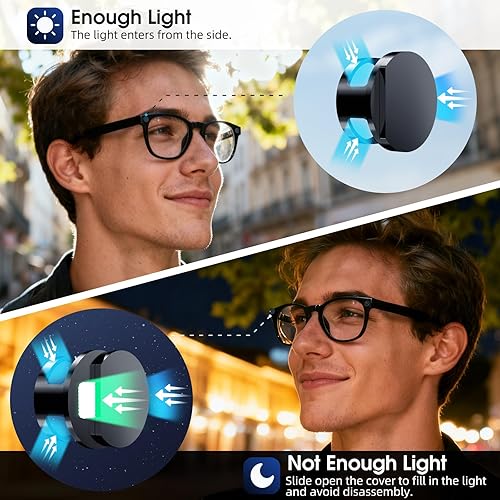 Miniatura 4 de 6 fundas de bloqueo de luz LED para Ray-Ban Meta WayfarerSkylerHeadliner Gen2 y Oakley Meta HSTN, accesorios para lentes inteligentes, cubierta LED