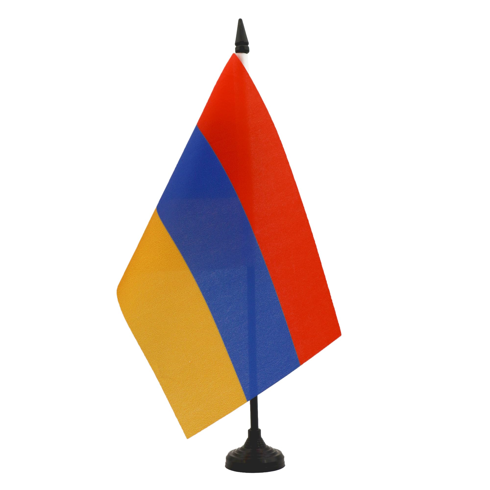 AZ FLAG Armenia Table Flag 6x8 in 100D Polyester Plastic Base