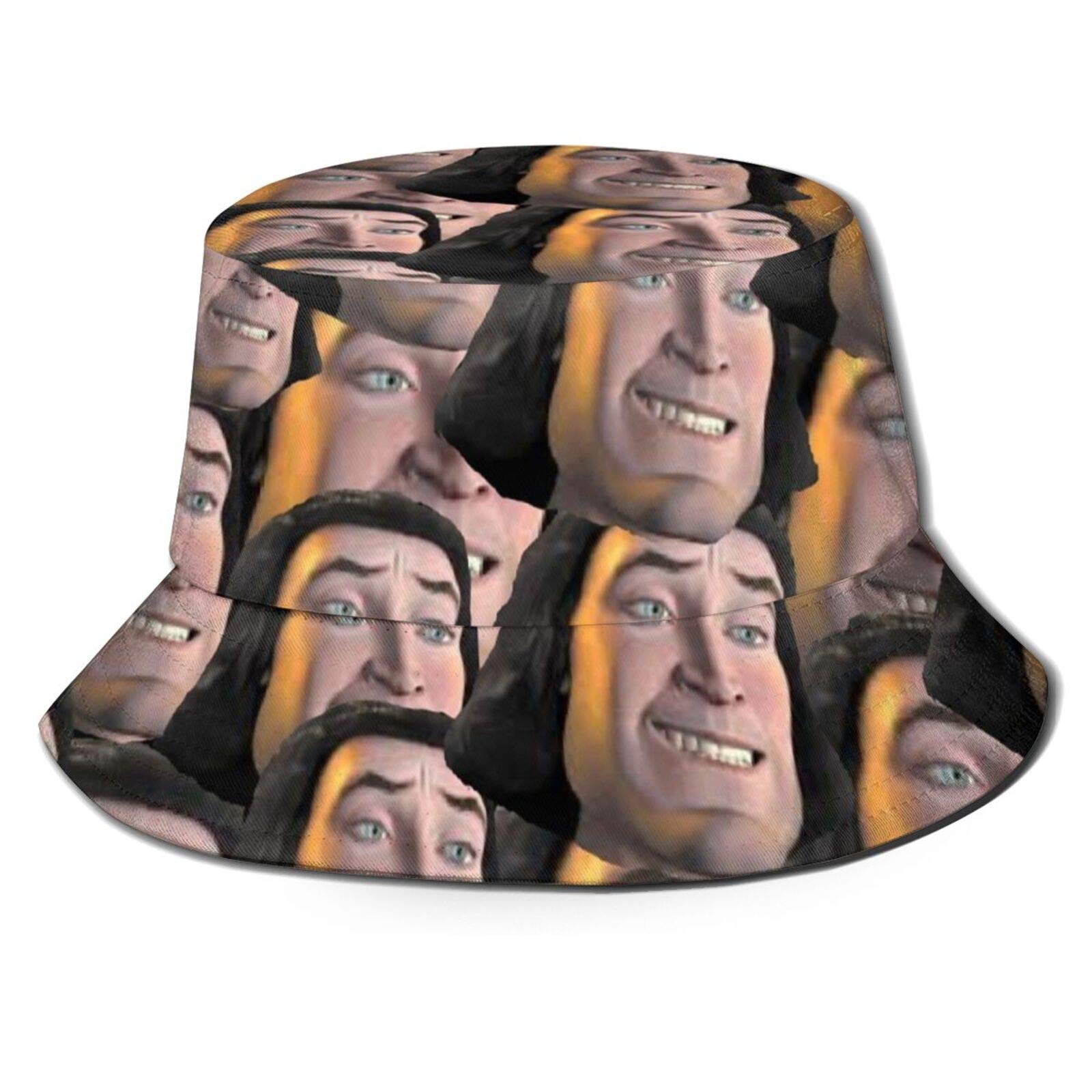 Buy Lord Farquaad Shrek Collage Unisex Bucket Hat Summer Travel Beach