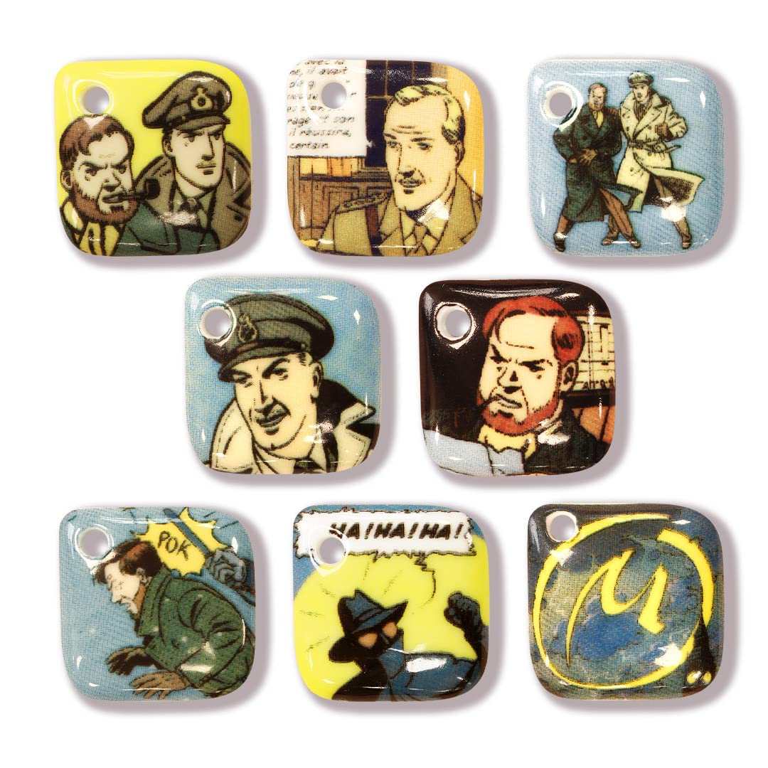 ArtFun Pack 100 FEVES Blake and Mortimer King Galette - Epiphany King's Feves Premium