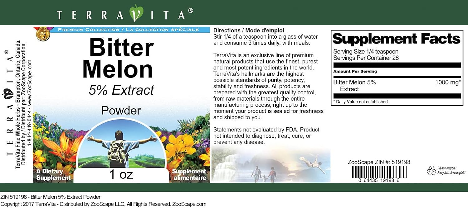Bitter Melon 5% Powder (1 oz, ZIN: 519198) - 3 Pack