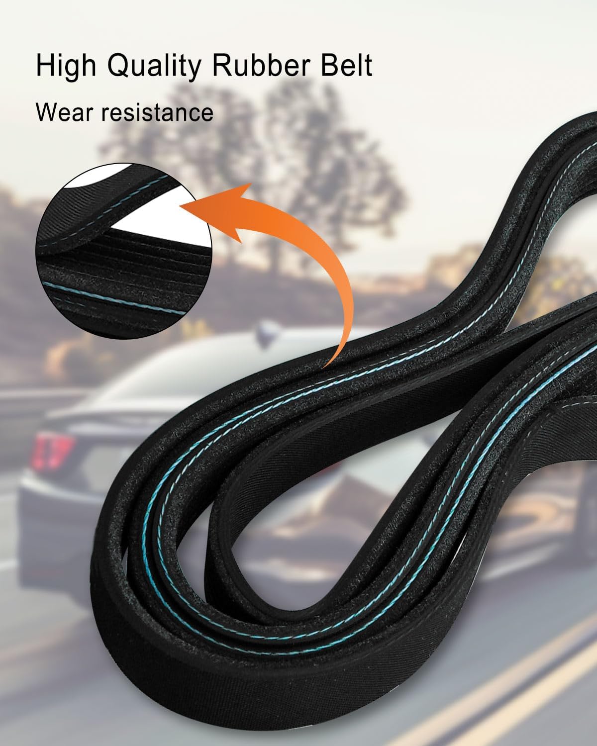 Engine Drive Belt Tensioner and Idler Pulley Set Fit for Chrysler 200 Town & Country Dodge Grand Caravan Avenger Journey Ram C/V 2011-2019 Replace 90K-39282D