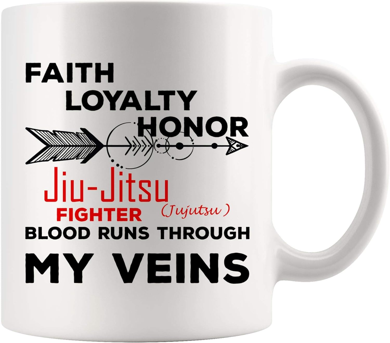 Faith God Jesus Jujutsu jiu jitsu Instructor Gift Mug