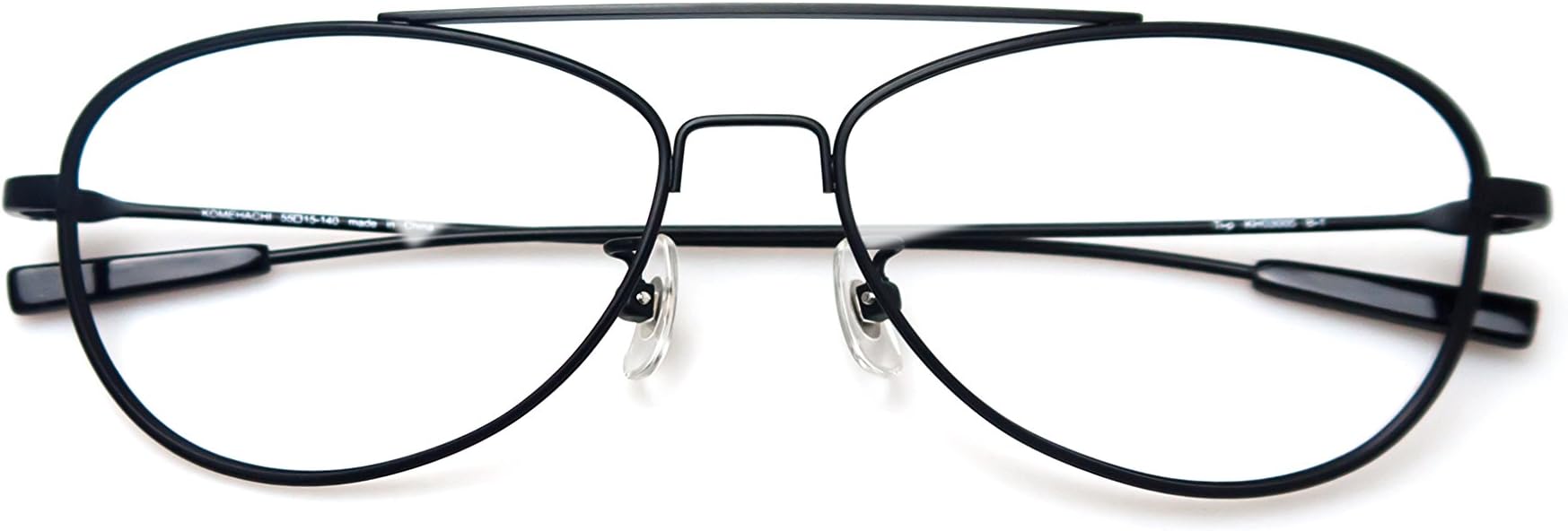 Komehachi - Pilot Aviator Pure Titanium Unisex Clear Lens Eyeglasses Frames