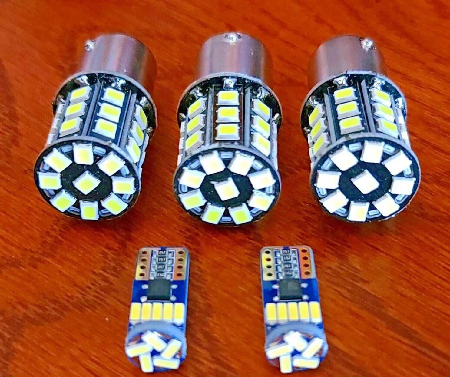 Front & Rear LED light bulbs for John Deere 316 318 322 332 420 430 655 headlights