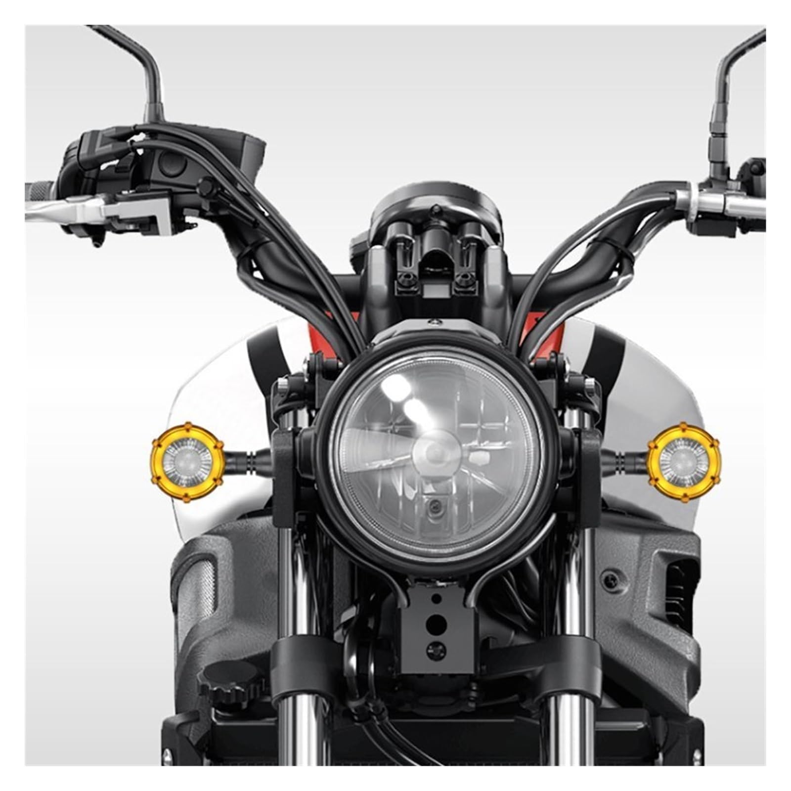 Mini Indicatori di Direzione Per HONDA Shadow VT750 600 VT600 Grom 125 CBR600F Indicatore di direzione per moto Luci a LED sequenziali a flusso continuo per indicatore lampeggiante 12V