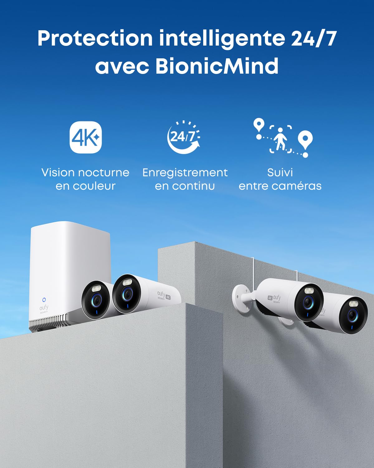eufyCam E330 (Pro) Kit 4 caméras