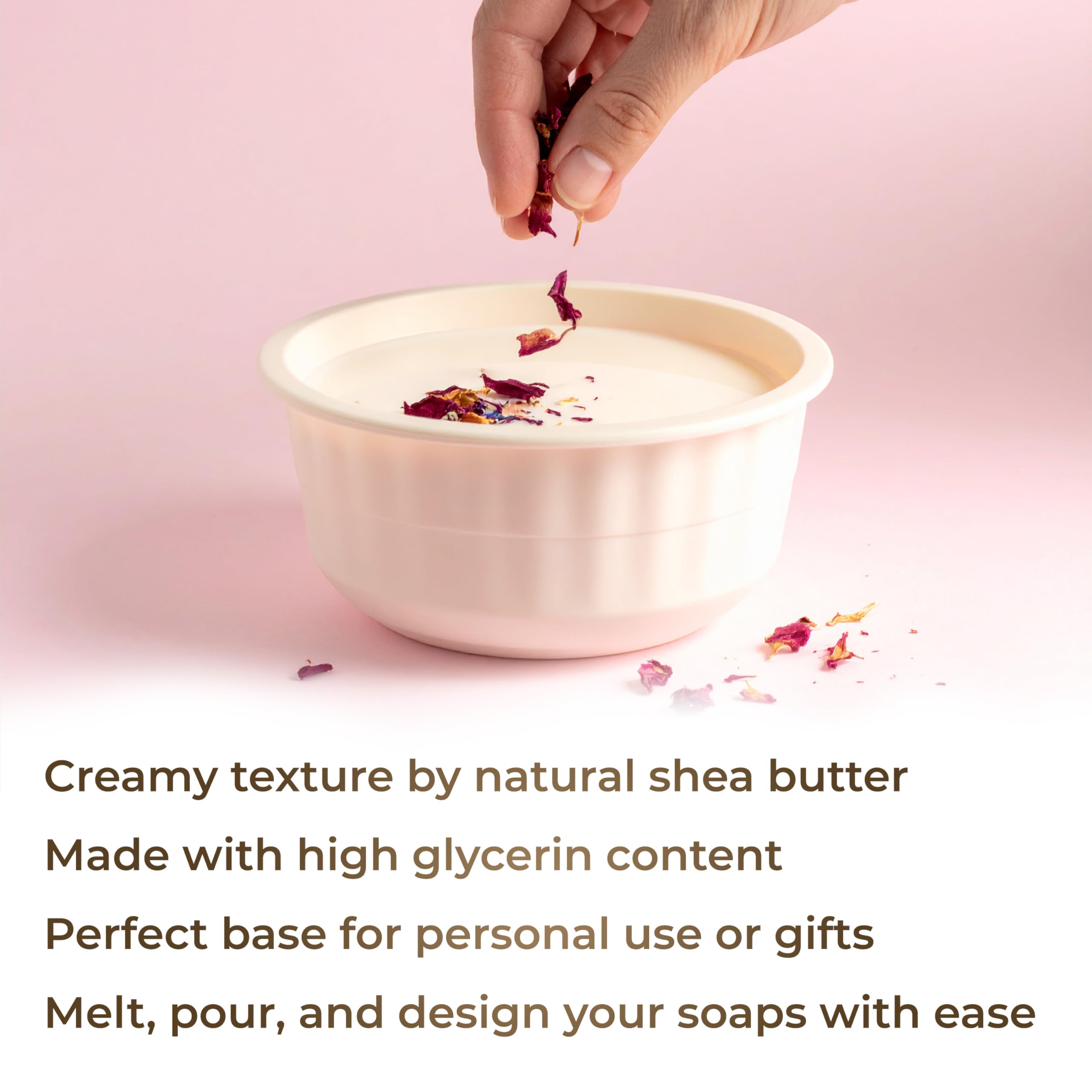 velona 5 LB - Shea Butter - Melt and Pour Soap Base SLS/SLES free | Natural Bars for The Best Result for Soap-Making