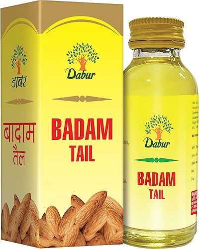 Dabur badam cola puro aceite de almendra para pérdida de cabello ES Comestible 100ml338FL oz