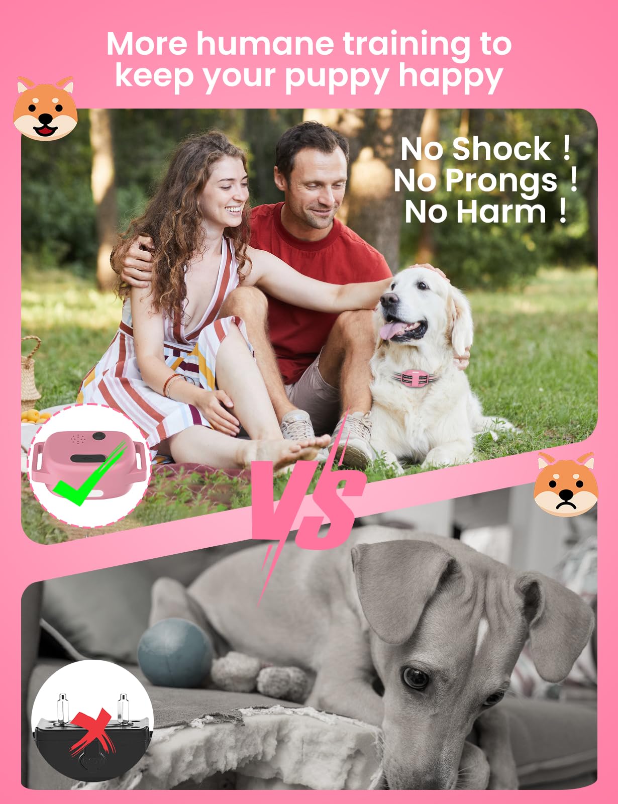 Collar vibrador para perro