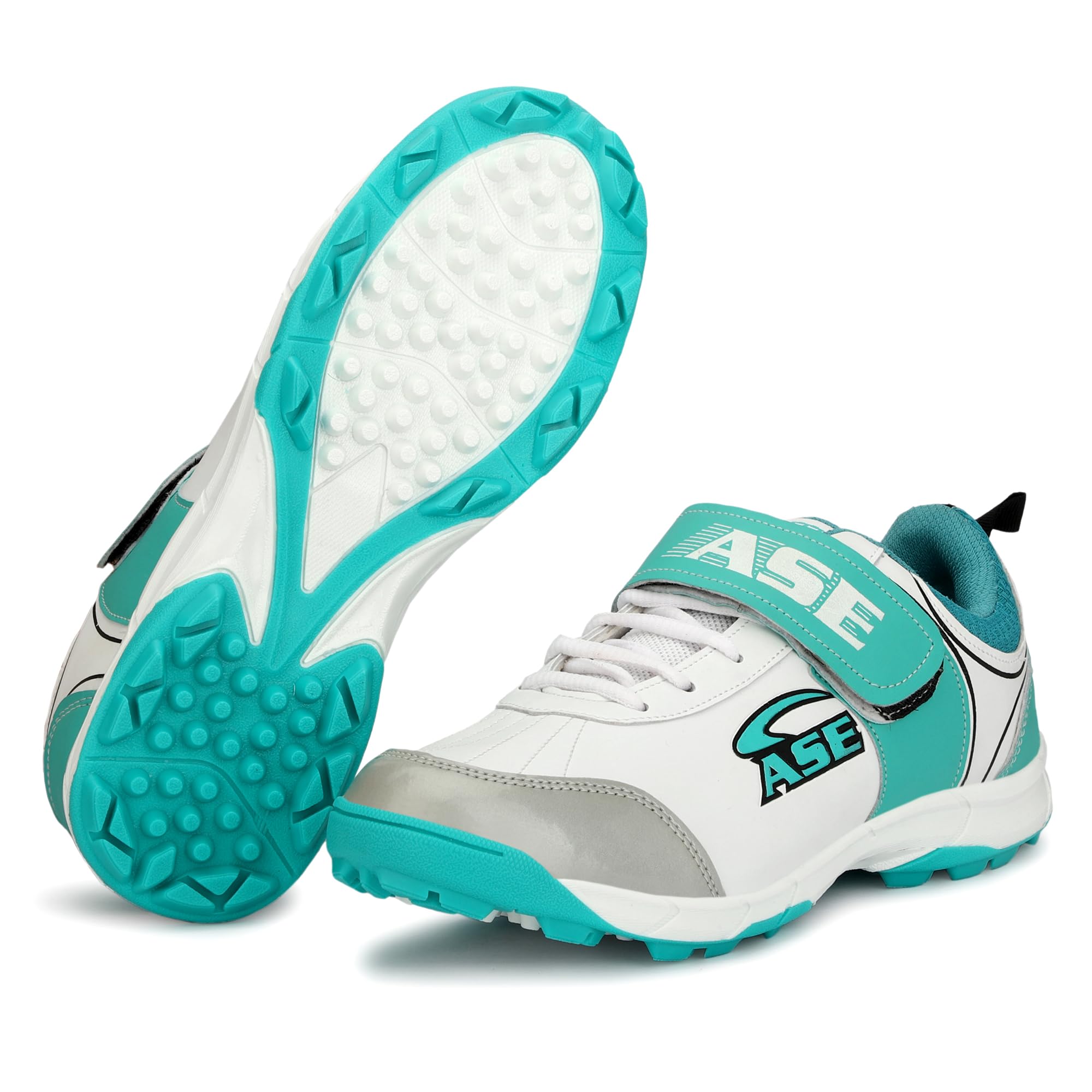 See full amazon price history chart for ASE Mens Sea Green AgileStriker Youth Cricket Shoes with Velcro Closure 10UK ASE Mens Sea Green AgileStriker Youth Cricket Shoes with Velcro Closure 10UK (B0CDLKX8Y5) Amazon Price History, Amazon Price Tracker