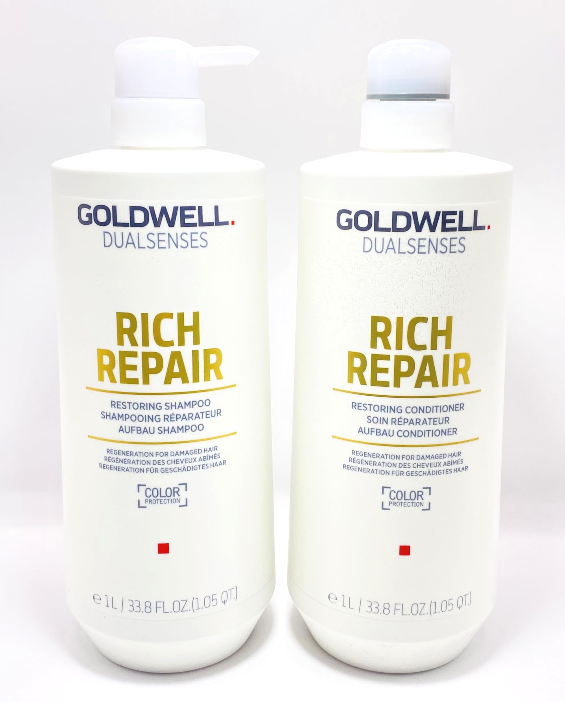 Goldwell Rich Repair Restoring Shampoo 1000 ml and Conditioner 1000 ml set