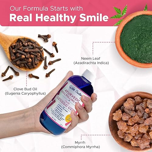 Miniatura 10 de Dale Audrey Aceite de sésamo orgánico para dientes y encías  Fabricado en Estados Unidos, paquete de 3 sabores de menta, canela y goma de mascar de