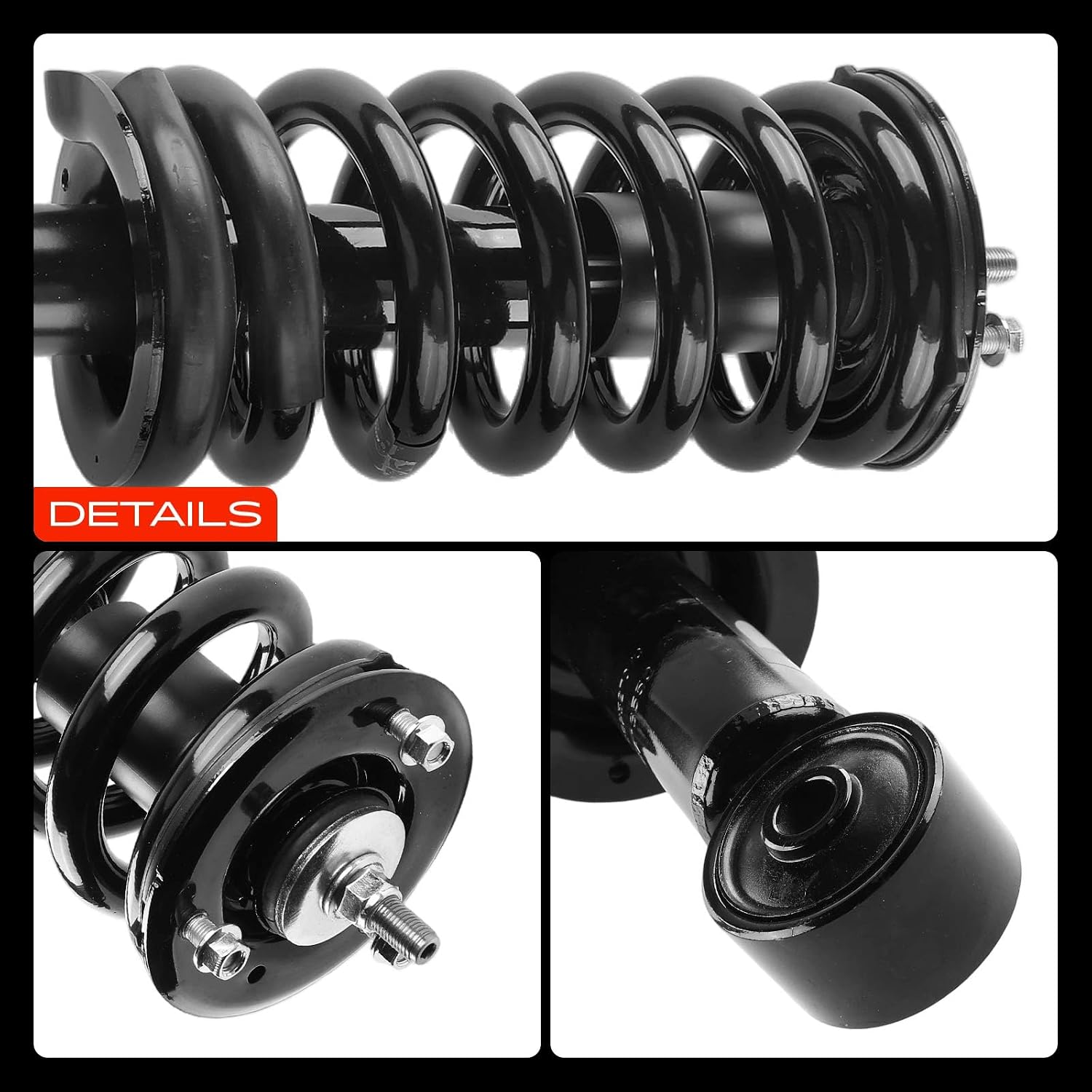 A-Premium Front Struts Compatible with Nissan TITAN XD 2016-2024 - 2x Replacement Suspension Complete Strut Assembly Shock with Coil Spring