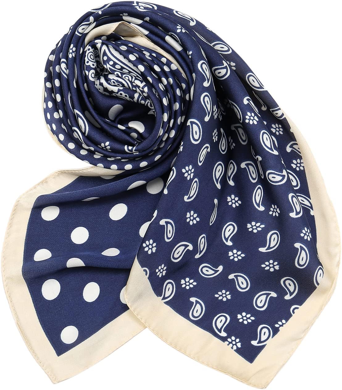 RIIQIICHY Women Head Hair Scarf Like Satin Silk Scarf Sleeping Hair Wrapping Night 27.5" - Image 3