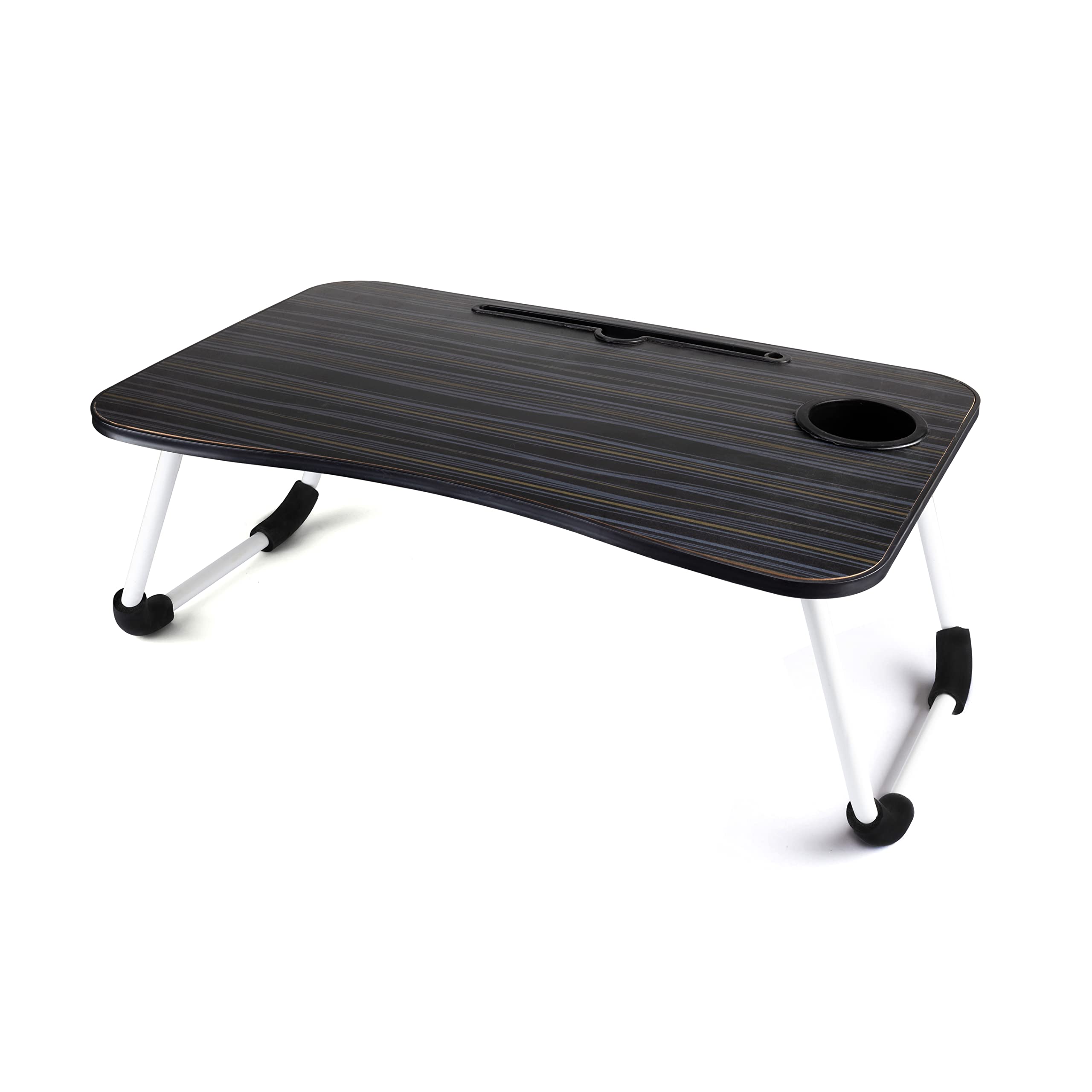 PRIVA Smart Multi-Purpose Laptop Table with Dock Stand, Study Table, Bed Table, Foldable and Portable Table (Black Wooden) (B09HCNYHZW) Amazon Price History, Amazon Price Tracker