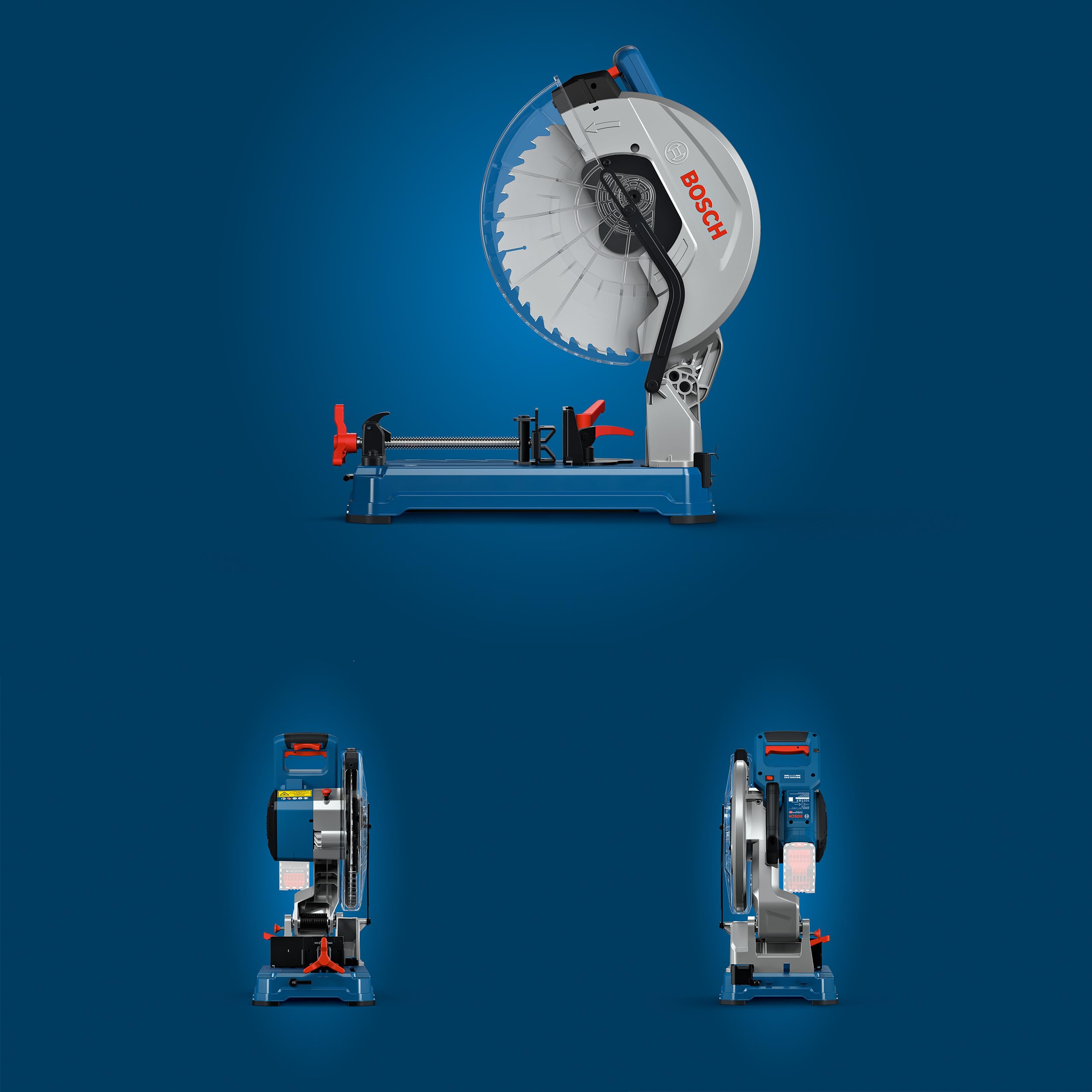 Bosch Professional 18V System Scie sans fil GCD 18V-355 inclus lame en acier, mors pour tubes)