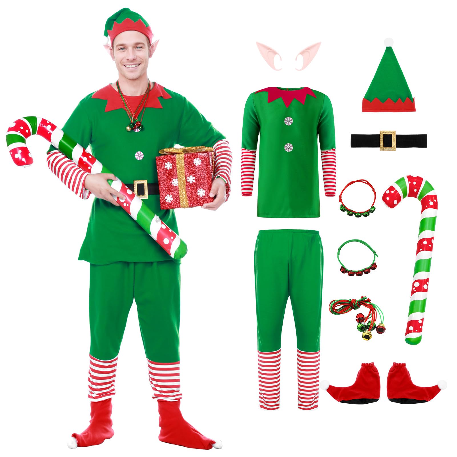Alaiyaky Christmas Cosplay Costumes (Men, S) โ image 1